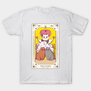 Cat Tarot - The Lovers T-Shirt